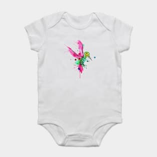 Hummingbird Skeleton Baby Bodysuit